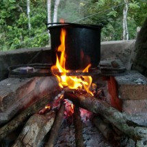 Our dinner is cooking